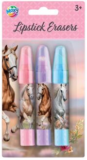 Horses Lippenstift gummen set a 3 verschillende