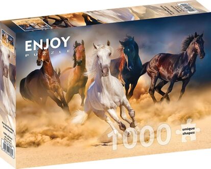 Horses Running in the Desert Puzzel (1000 stukjes)