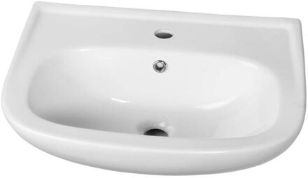 Horus Keramische Wastafel 56X45 cm Wit Aqua Splash