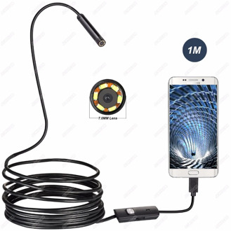 Hot 1M 2M 3M 5M Mini Camera 7mm lens Endoscope inspection Pipe IP67 Waterproof 640P HD micro USB mini Camera For Android Phone