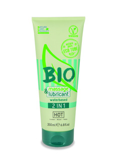 Hot 2 In 1 Massage and Waterbased Lubricant - 7 fl oz / 200 ml