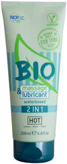 Hot 2 In 1 Massage en Waterbased Lubricant - 7 fl oz / 200 ml