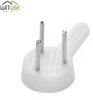 Hot 20/40/60pcs White PlasticInvisible Nail Screw Wall Hook No Photo Picture Frame Trace Painting Frame Wall Hanger Hooks