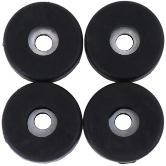 Hot 4Pcs Promotion! Rubber Bumper Universal Tape Rubber Pad Feet Bumper Washer Black New