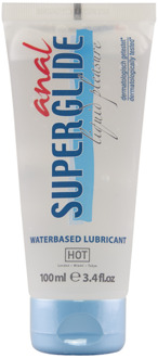 Hot Anal Superglide Liquid Pleasure - Waterbased Lubricant - 3 fl oz / 100 ml