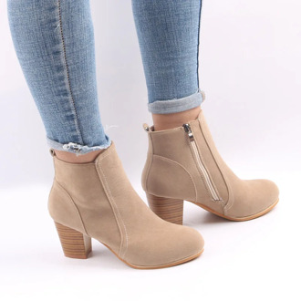 Hot Autumn Winter Women Boots Solid European Ladies shoes boots Suede Leather ankle boots with thick scrub size 35-41