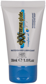 Hot Exxtreme Glide - Waterbased Lube met comfort Olie - 1 fl oz / 30 ml