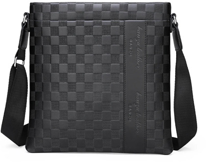 Hot Fashion shoulder messenger bags Lowest prices sale men's casual Plaid business briefcase Korean style shoulder bag LJ-112