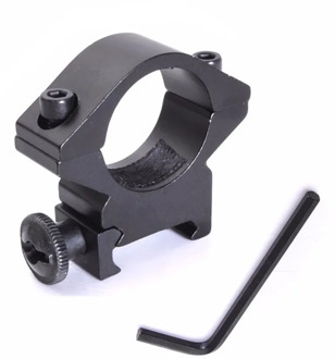 Hot Flashlight Holder Optical Bracket 25.4mm Low Profile Scope Ring Hole-mount Torch Mount Holders Fit For 20mm Weaver Rails
