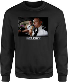 Hot Fuzz Ice Cream Scene Sweatshirt - Black - XXL Zwart
