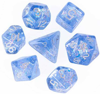 HOT Games Dobbelstenen Set - Blueberry Candy (7-delig)