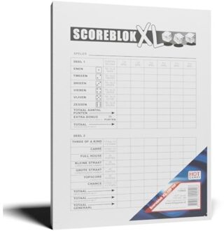 HOT Games Grote Scoreblok XL (100 vellen)