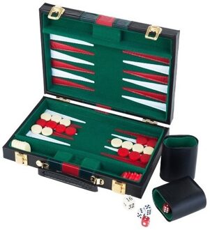 HOT Games Hot Sports Backgammon Koffer Zwart 38x24
