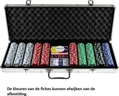 HOT Games Poker Koffer (500 stenen)