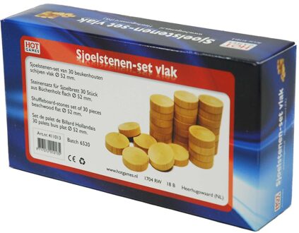 HOT Games Sjoelstenen Set 52mm (30 stuks)