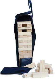 HOT Games Stapeltoren spel XL hout/tas 60x15x15cm.