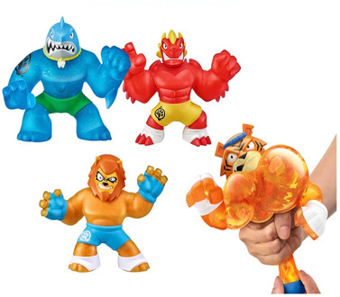 Hot GOO Jit Zu Hero Copy Soft Animal Lion Shark Crocodile Orangutan Optional Anti Stress Squeeze Doll Toys Stress Relief