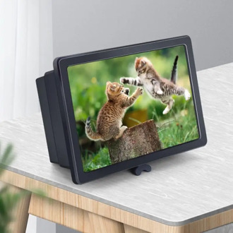 Hot Lightweight Mobile Phone 3D Effect Screen Video Magnifier Folding Curved Smartphone Movie Amplifying Projector Stand Bracket