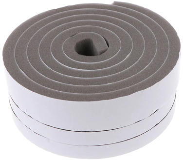 Hot! New Waterproof 2M Door Window Sealing Strips Sound-Proof Foam Sticky Tape Noise Insulation Excluder Tape Roll Sealing Strip