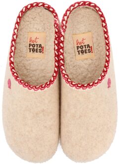 Hot Potatoes Pantoffels Laupstad 70182_05 Beige maat