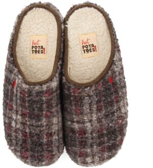 Hot Potatoes Pantoffels Ramsau 70103_04 Bruin maat