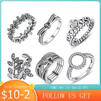 Hot Sale 100% 925 Sterling Silver Rings Wholesale Popular Flower Lucky Rings For Women Jewelry Making Dorpshipping