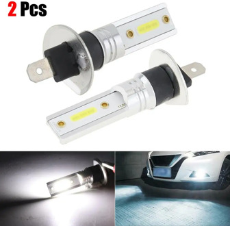 Hot Sale 2PCS Car H1 COB LED Headlight Hi/Lo Beam DRL Driving Light Lamp Bulb White 6500K led car light bulbs Wholesale CSV