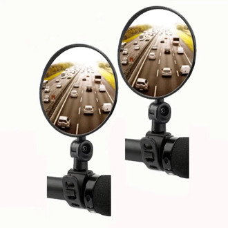 Hot Sale 360 Degree Rotate Bike Bicycle Cycling MTB Mirror Handlebar Wide Angle Rear View Rearview Bike Accessorie Fast Delivery