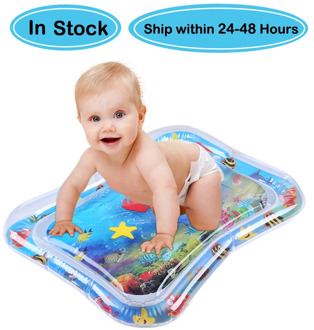 Hot sale Baby Kids Water Play Mat Inflatable Infant Tummy Time Playmat Toddler for Baby Fun Activity Play Center Support Dropsh