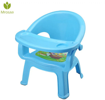 Hot Sale Children's Dining Chair With Plate Baby Eating Table Baby Chair Dining Table Back Call Called Chair Baby Plastic Stool