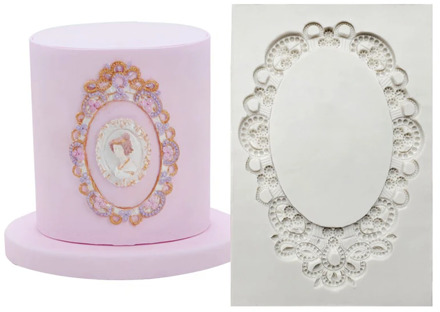 Hot Sale DIY Sugar Craft Cake Photo Frame Silicone Mold Fondant Mold Cake Decorating Tools Gum Paste Mold