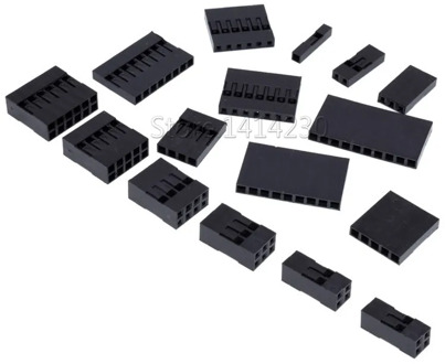 Hot Sale Dupont Plastic Shell 2.54mm Single /Double Row Dupont Connector 1P/2P/3P/4P/5P/6P/7P/8P/9P/10P 2*4pin/2*5pin Housing