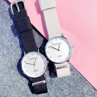 Hot Sale Nylon canvas strap Women Watch Quartz Wristwatch Fashion Casual Women Wrist Watch Ladies Watch Clock Relogio Feminino