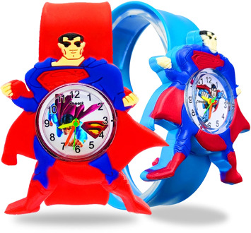 Hot Sales Superman Watch Girls Boys Gift Children's Watches Fashion Dress Children Digital Quartz Wristwatches Kids Watch Reloj