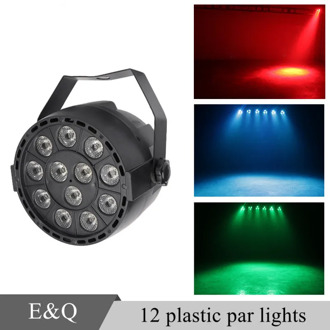 Hot sound Control LED Flat Par Light RGB Dmx 8 CH Party Disco DJ Professional Stage DMX512 Light Party Dance Show