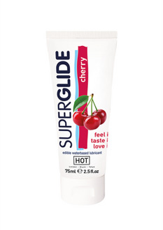 Hot Superglide Edible Waterbased Lubricant - 3 fl oz / 75 ml