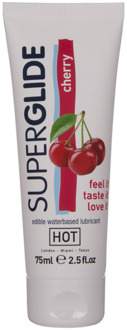 Hot Superglide Eetbaar Waterbasis Glijmiddel - 3 fl oz / 75 ml