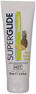 Hot Superglide - Eetbaar Waterbasis Glijmiddel - Ananas - 3 fl oz / 75 ml