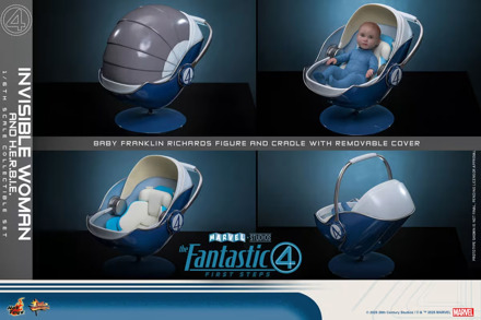 Hot Toys 1/6 Invisible Woman and H.E.R.B.I.E. - The Fantastic Four - First Steps