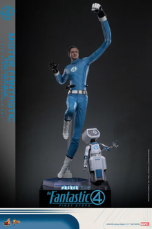 Hot Toys 1/6 Mister Fantastic and H.E.R.B.I.E. - The Fantastic Four - First Steps