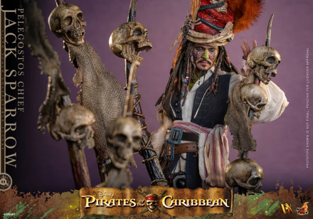 Hot Toys 1/6 Pelegostos Chief Jack Sparrow - Pirates of the Caribbean - Dead Man's Chest Figure