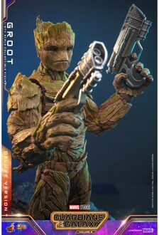 Hot Toys 1:6 Scale Marvel Guardians of the Galaxy Vol.3 Groot Deluxe Edition Statue