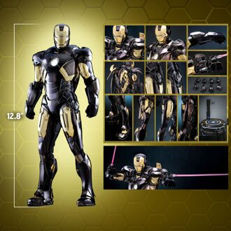 Hot Toys 1/6th Scale Iron Man Mark VII (Black & Gold Version) Limited Edition Statue