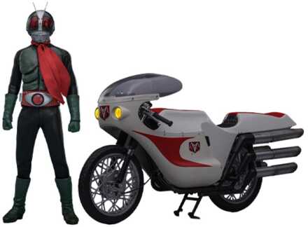 Hot Toys Kamen Rider 1/6 Kamen Rider No. 2 and Cylone 30 cm
