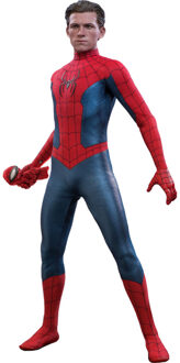 Hot Toys Spider-Man: No Way Home Movie Masterpiece Action Figure 1/6 Spider-Man (New Red and Blue Suit) 28 cm