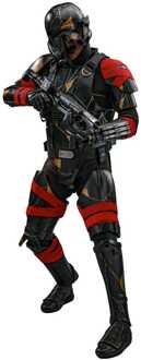 Hot Toys Star Wars: Ahsoka Television Masterpiece Action Figure 1/6 Death Trooper Hot Toys Exclusive 31 cm