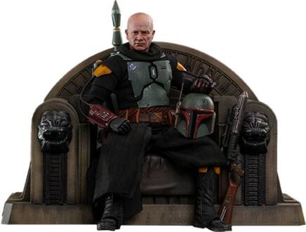 Hot Toys Star Wars The Mandalorian Action Figure 1/6 Boba Fett (Repaint Armor) and Throne 30 cm