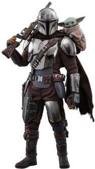 Hot Toys Star Wars: The Mandalorian & Grogu Movie Masterpiece Action Figure 1/6 The Mandalorian and Grogu 31 cm