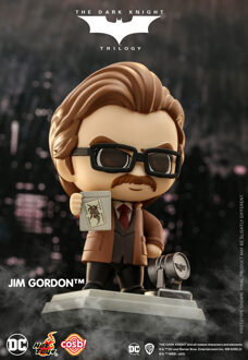 Hot Toys The Dark Knight Trilogy Cosbi Mini Figure Lieutenant Jim Gordon 8 cm