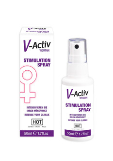 Hot V-Activ - Stimulation Spray for Women - 2 fl oz / 50 ml